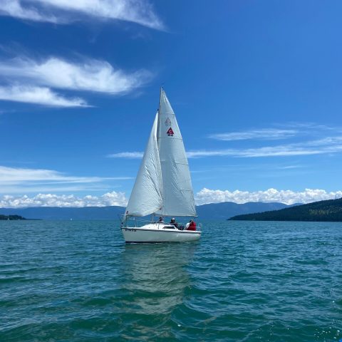 a boat on a body of water