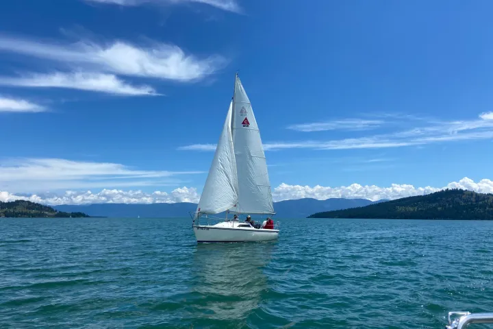 a boat on a body of water