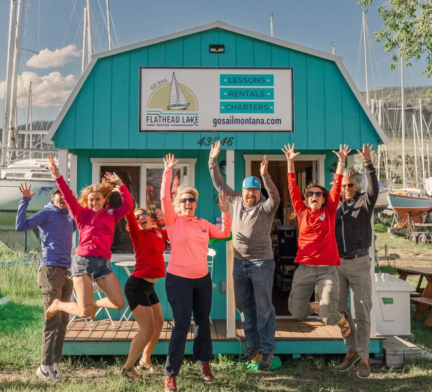 Go sail flathead lake crew