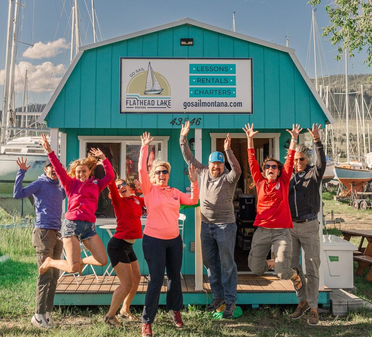 Go sail flathead lake crew